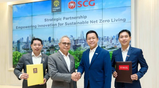SCG Smart Living strikes strategic partnership with Krungsri, leveraging on innovations to drive both parties towards Net Zero Emission and sustainability goals