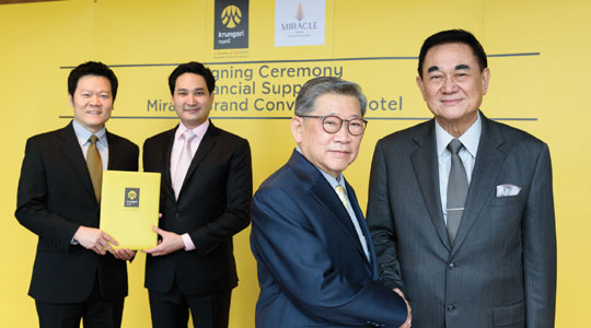 Krungsri provides financial support for Miracle Group to expand business