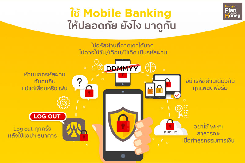 ใช้ Mobile Banking ให้ปลอดภัยยังไง มาดูกัน