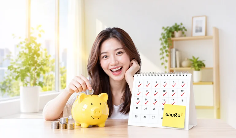 เปิดตารางออมเงิน เก็บก่อนใช้ ให้ปลายเดือนยังเหลือเก็บ
