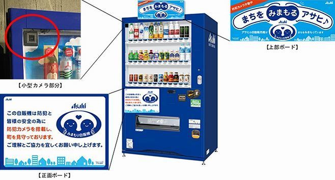 ตู้กดน้ำอัตโนมัติของบริษัท Asahi Soft Drinks Co.,Ltd.