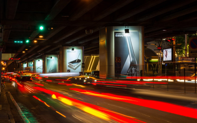 ภาพสื่อโฆษณาประเภท Large Billboard ที่ MACO เป็นผู้ดูแล