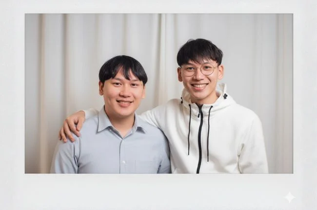 Prompt ภาพคู่โพลารอยด์