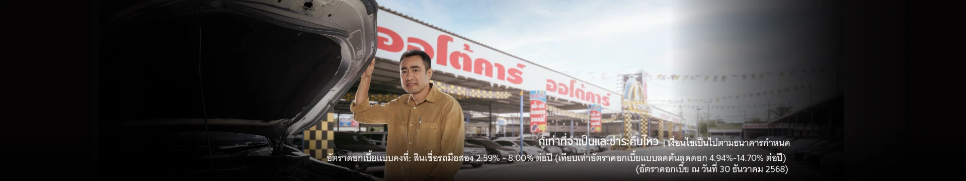 สินเชื่อรถมือสอง