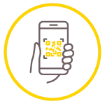 ผู้บริจาค ใช้แอปพลิเคชันธนาคาร สแกน QR