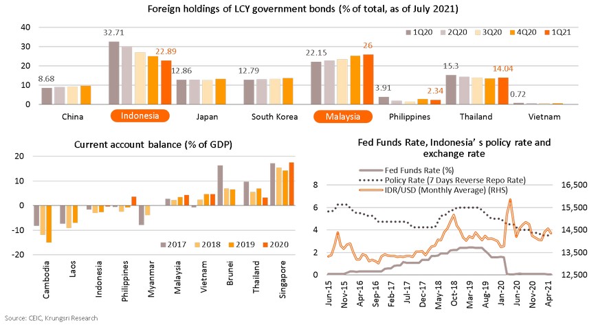 Foreign holdings of LCY government bonds