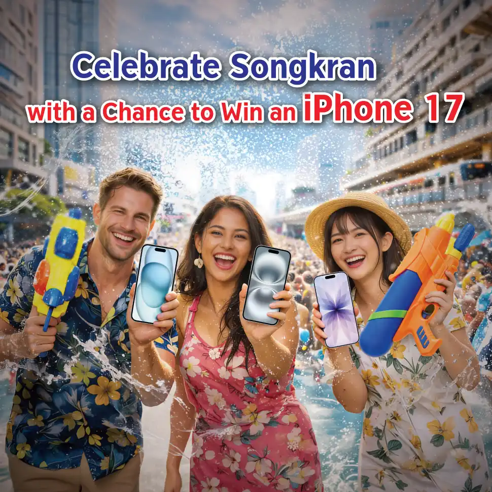 This Songkran, send money with Western Union for a chance to win an iPhone 17