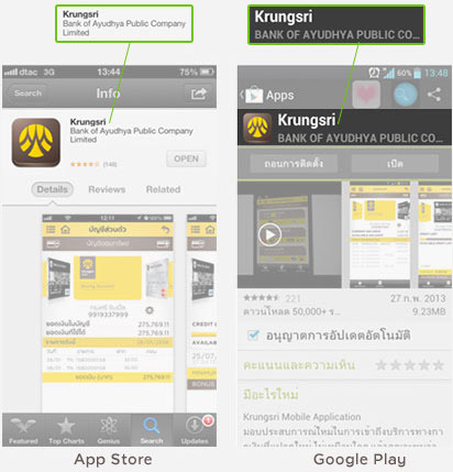 ดาวน์โหลด Krungsri Application