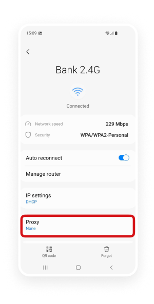 Turn off Proxy Android