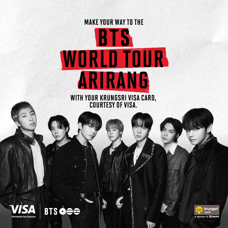 BTS WORLD TOUR 'ARIRANG' IN BANGKOK Sponsorship
