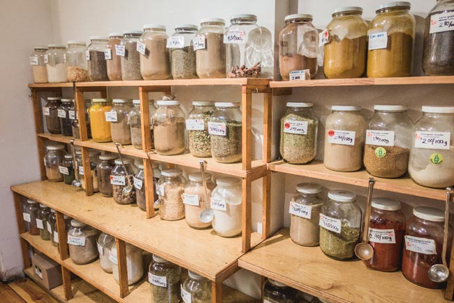 อุดหนุนร้านค้าตาามแนวคิด zero waste