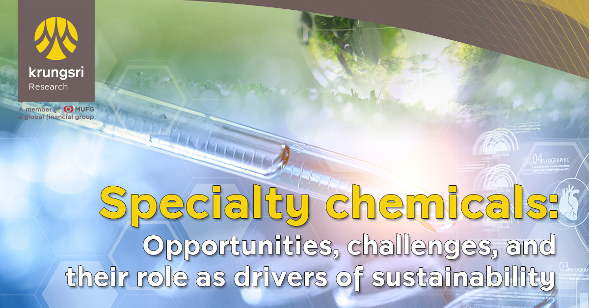 Specialty chemicals: Opportunities, challenges, and their role as ...