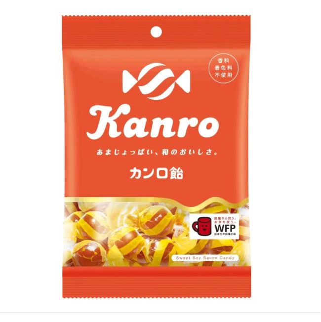 แพ็กเกจลูกอม Kanro ที่วางขายในปัจจุบัน